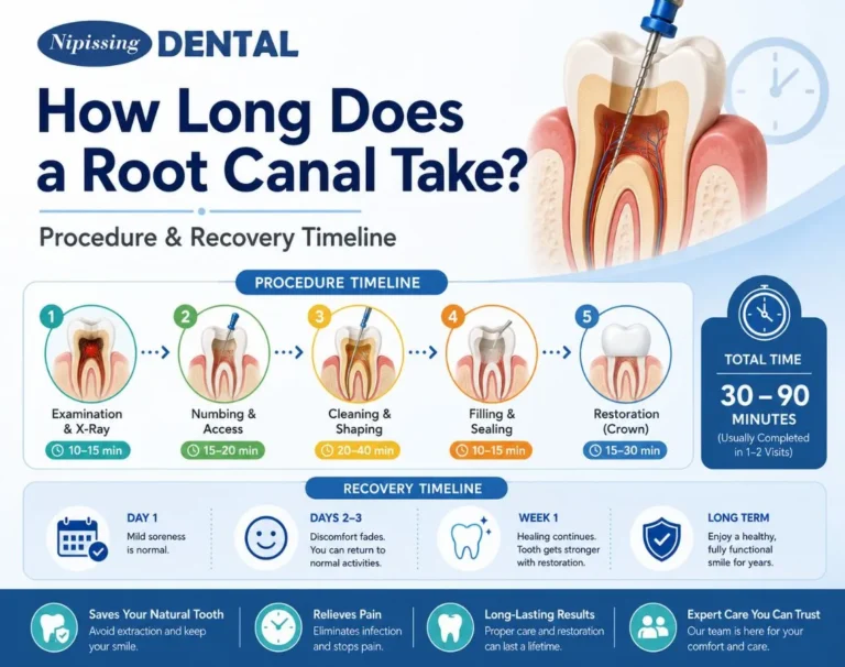 how long does a root canal take​