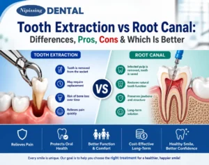 extract tooth vs root canal​