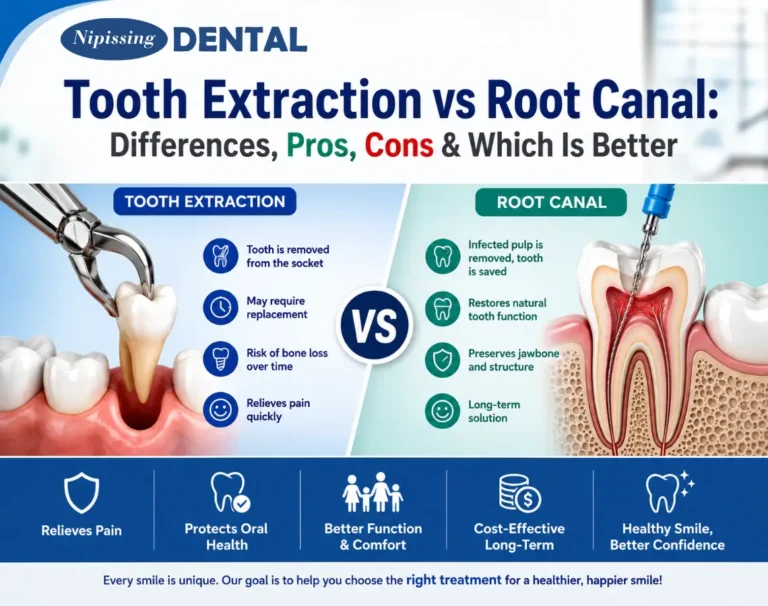 extract tooth vs root canal